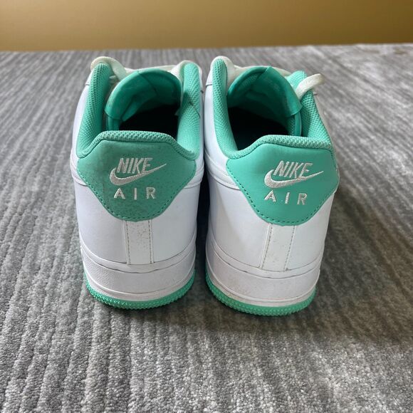 Nike Air Force 1 '07 Low Mens 11.5 White/White Light Menta DH7561-107 Casual - Picture 2 of 10